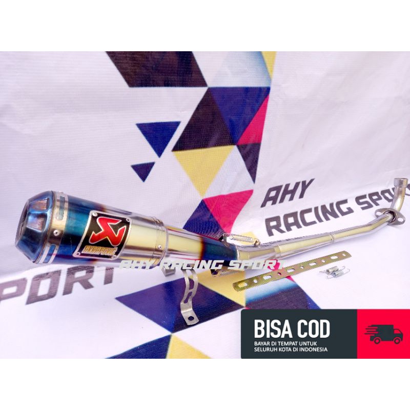 KNALPOT RACING AKRAPOVIC VEGA R VEGA ZR SUPRA LAMA JUPITER Z DLL