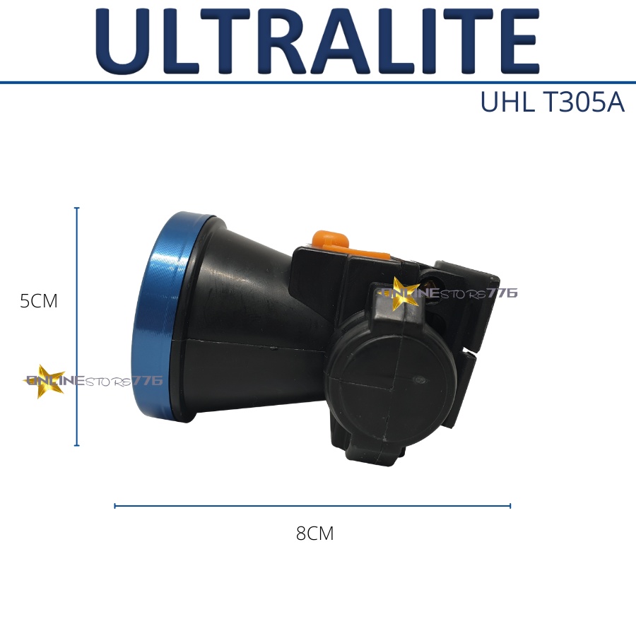 SENTER KEPALA ULTRALITE / SENTER KEPALA PREMIUM BERKUALITAS / SENTER KEPALA CAS ULANG / SENTER KEPALA BATERAI