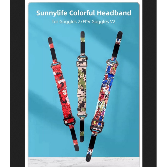 Sunnylife Adjustable Headband Elastic DJI Googles 2 FPV Googles V2