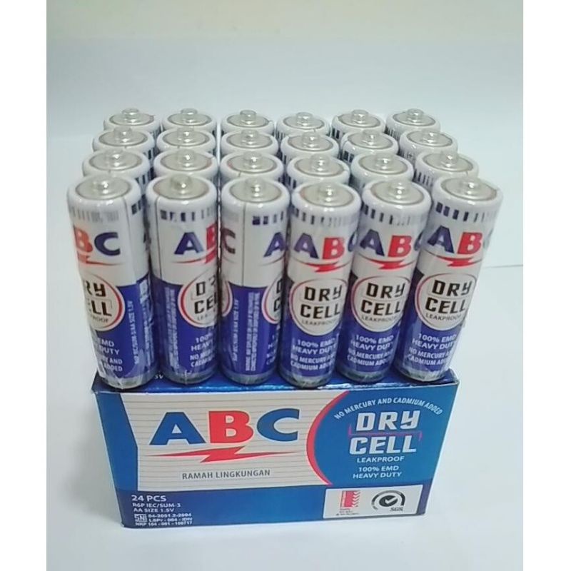 Batre ABC AA 1,5 Volt ll Batre Jam ABC ukuran AA