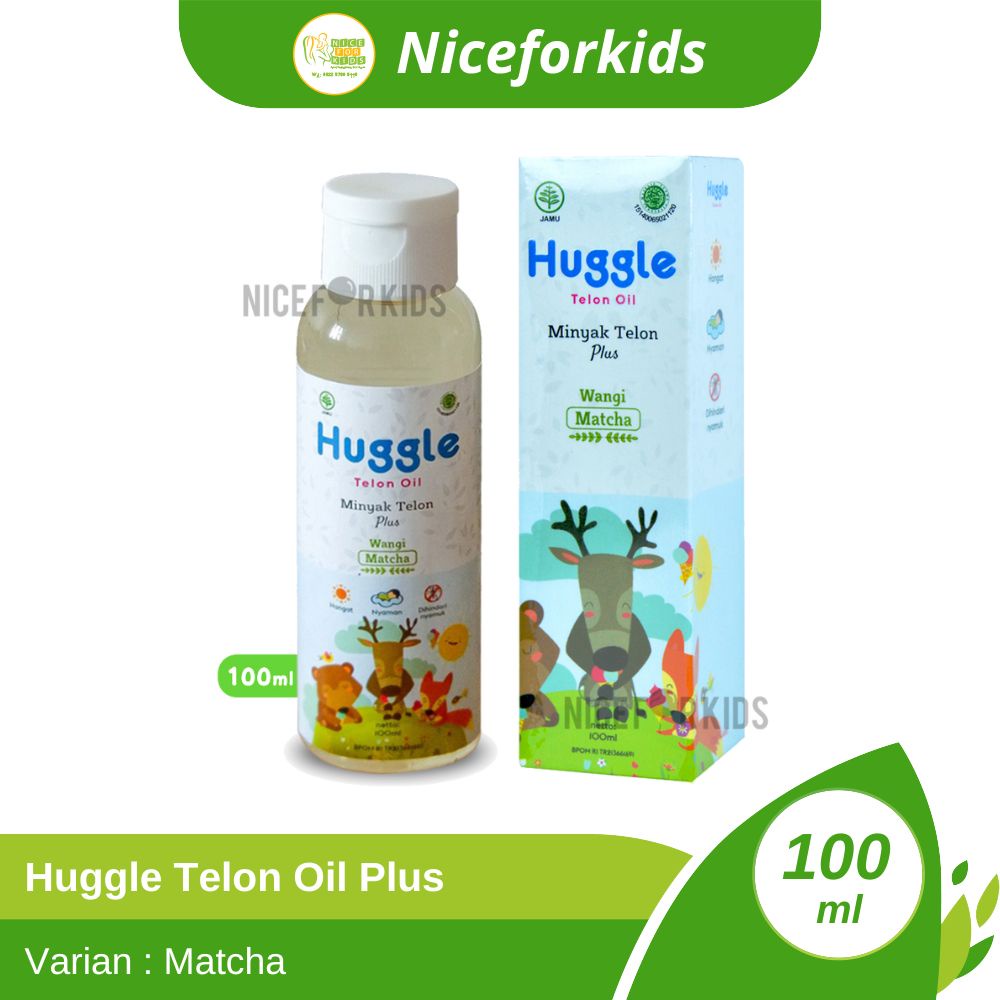 Huggle Minyak Telon Plus 100ml / Telon Oil Plus / Minyak Telon Bayi