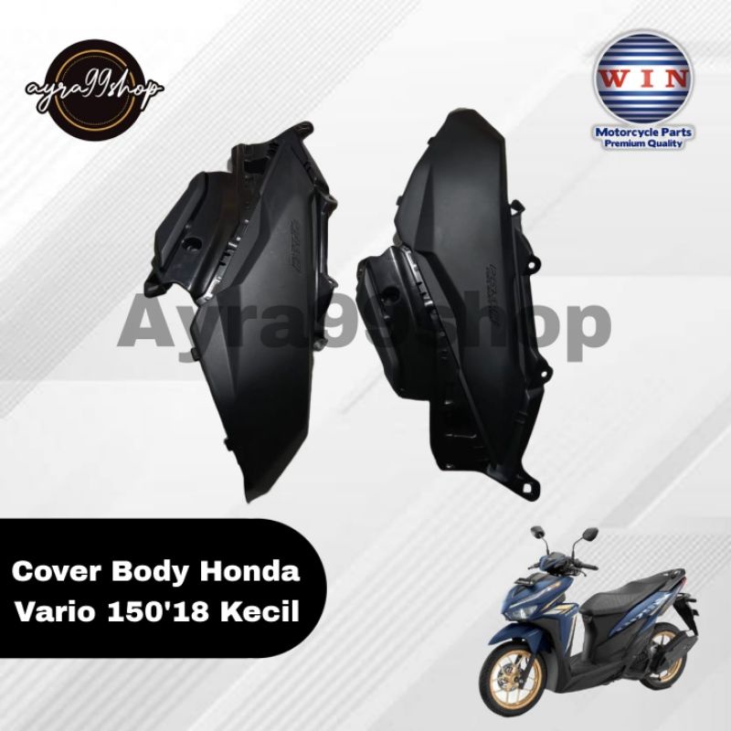 Cover Body Kasar Bawah Jok Cover Left Body Side L/R Body Sambungan body Samping Honda Vario All New 125/150 Merk Win