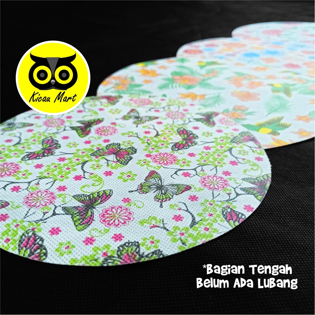 Collar Kucing Colar Leher Bahan Kain Penutup Kepala Ukuran XL Pelindung Leher Kucing Anjing Kitten Anabul Puppy Anti Gigit Jilat Paper Cone Motif Random Pet Neck Collar Soft Grooming Disposable