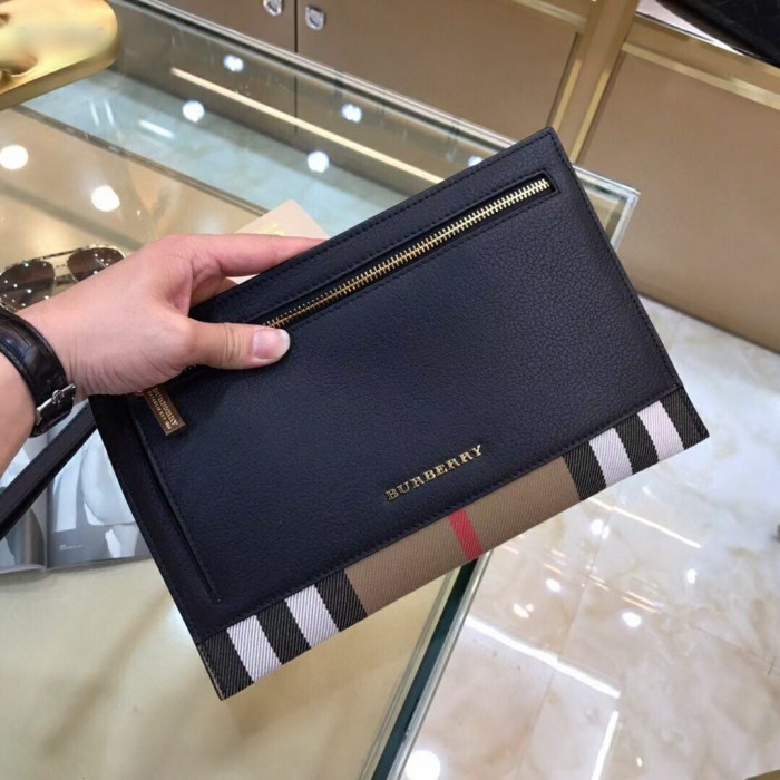 Clutch Pria Tas Clutch Pouch Handbag Kulit Cowok Cewek Pria Wanita Branded Import