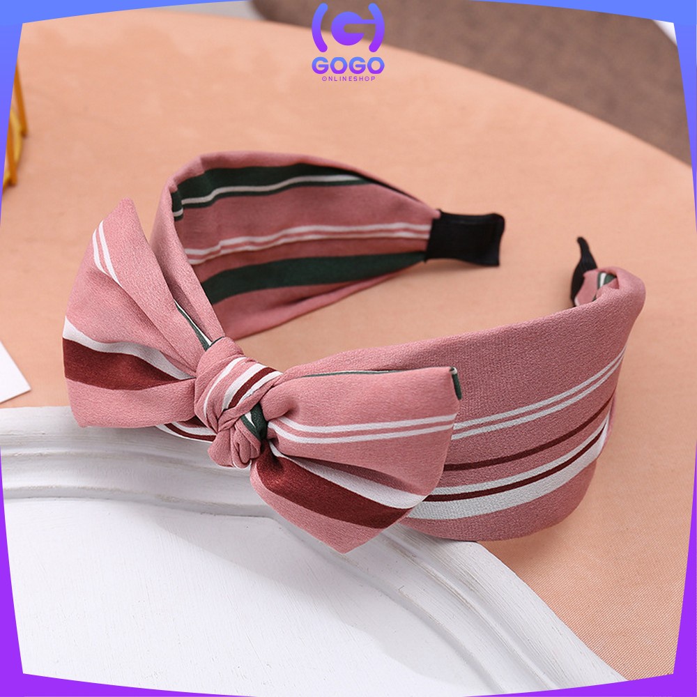 GOGO-C71 96 Headband Bando Korea Style Bandana Polos Bendo Kain Motif Impor / Bando Jepit Rambut