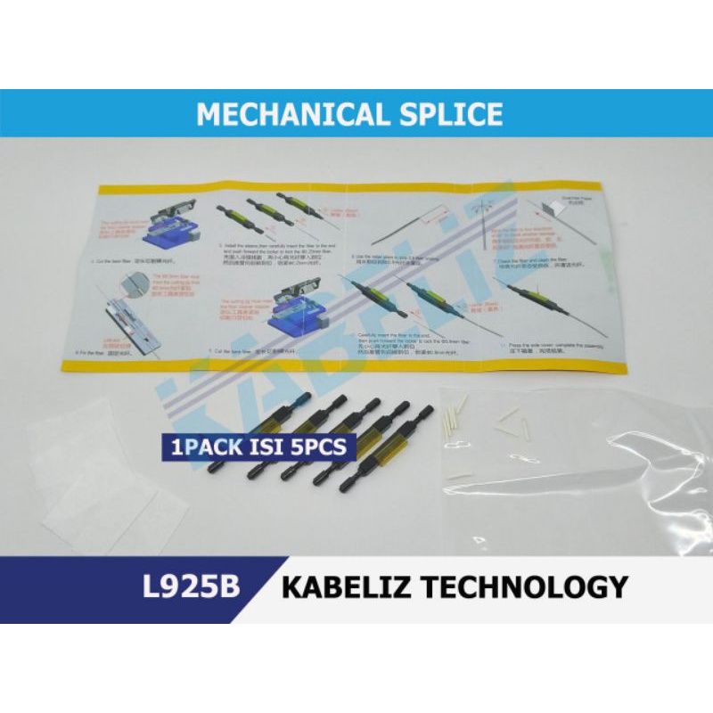 SPLICING MEKANIKAL FIBER OPTIC SAMBUNGAN FO MEKANIKAL SPLISING