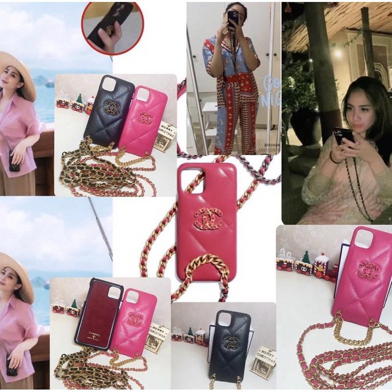 FH21 Casing Case Cantik rantai artis nagita for Iphone  Iphone X Xs 11 Pro Max 12 Pro Max charm