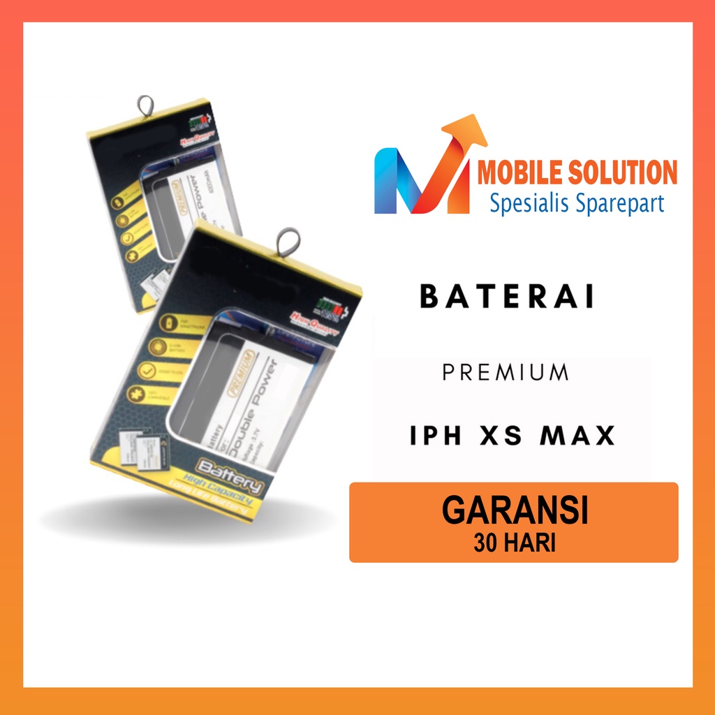 Grosir  Baterai Iphone XS Max Premium Garansi 1 Bulan + Packing