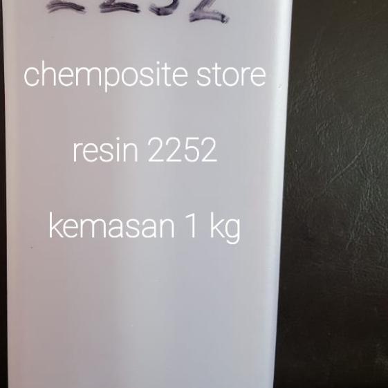 

resin 2252 BW merah muda bening - lem resin 2252 bening kemasan 1 kg