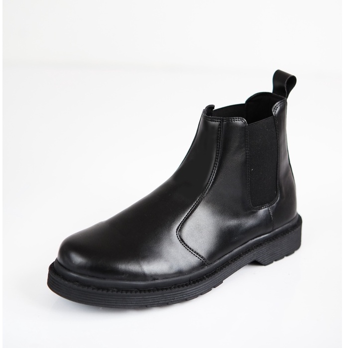 Sepatu Chelsea Boots Pria - Raptor Black