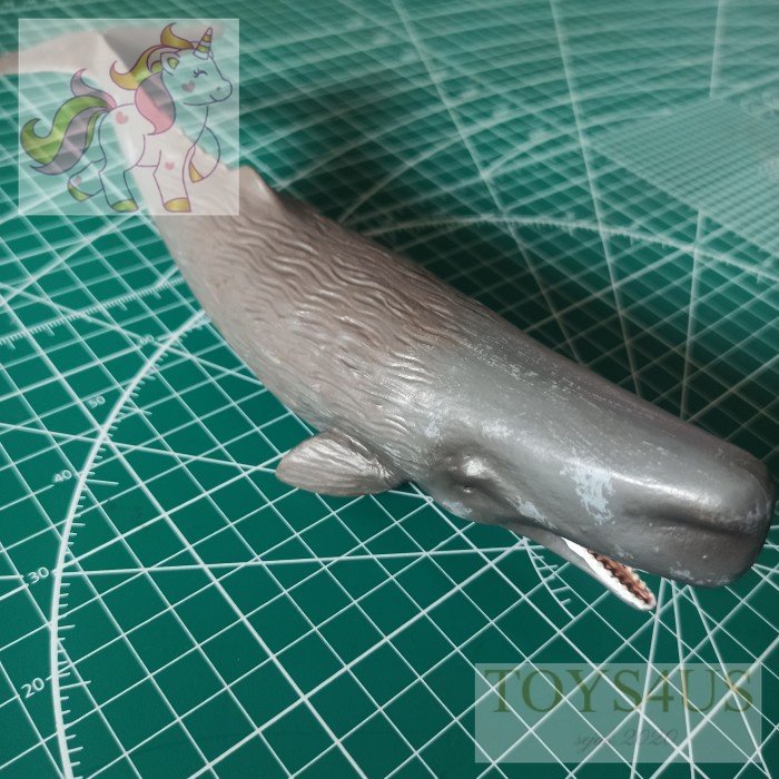 Toys4Us - Mainan Binatang  Miniatur Ikan Paus Sperma Sperm Whale 24 cm
