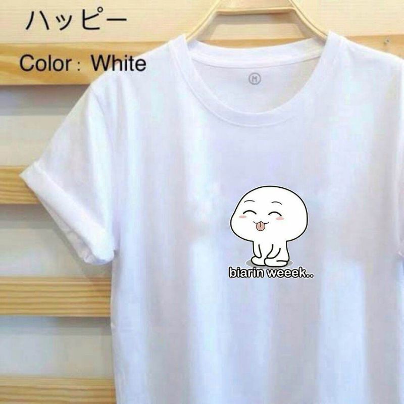 kaos murah, atasan pria wanita, kaos biarin week, tshirt, kaos lucu, baju kata kata, oblong, baju un