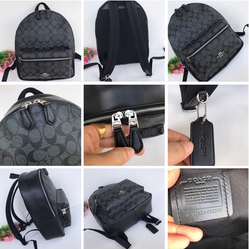 [Instant/Same Day] Coach Original 32200 Women's Medium Backpack  beibao