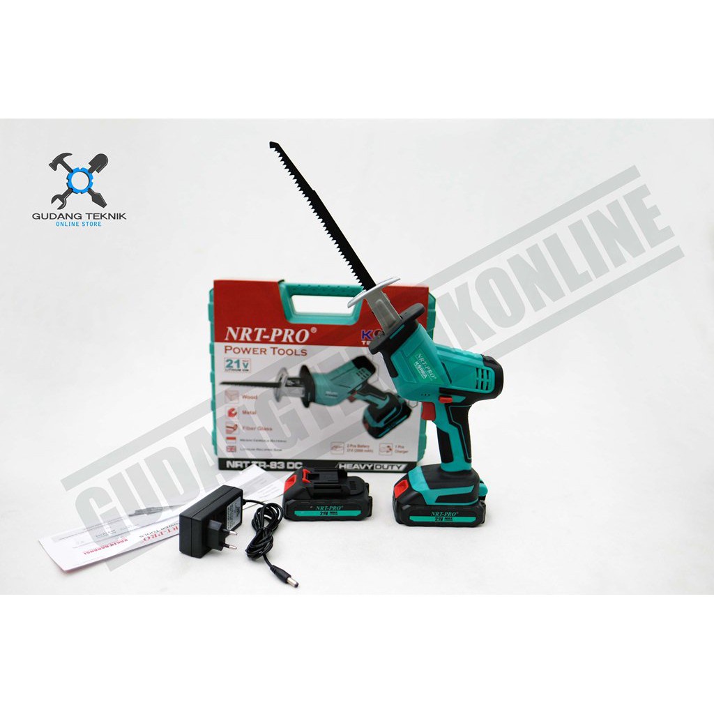 MESIN GERGAJI TANGAN TR83DC NRT Recipro Saw BATERAI 12V / Bor CORDLESS Electric 12 Volt Jigsaw TR 83 DC NRT PRO