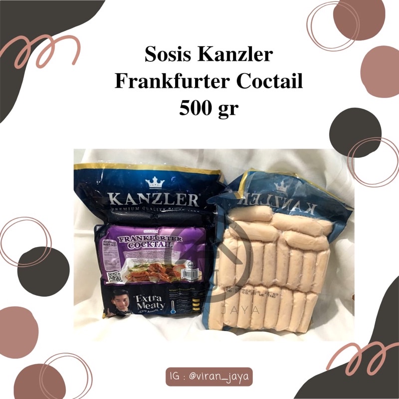 

Sosis kanzler frankfurter cocktail 500 gr - Frozen Food
