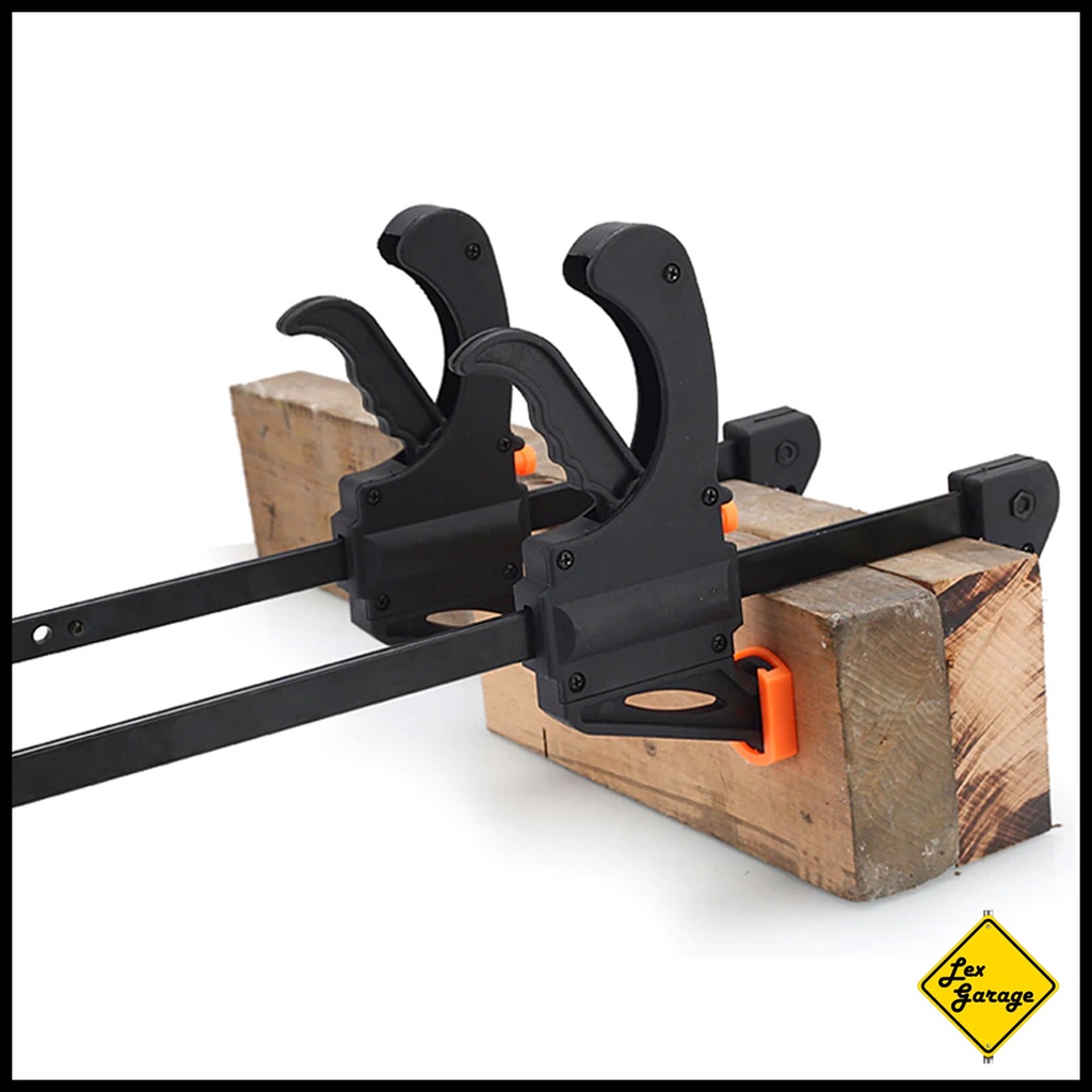 F Clamp Kayu Alat Penjepit Klem Catok Kayu 4 6 8 12 Inch Quick Release