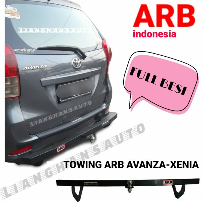 Guard Towing Bar Arb Bemper Besi Belakang Arb - Avanza Xenia