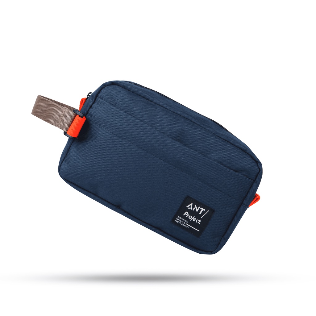 ANT PROJECT - Clucth Bag LINEAR NAVY - Storage Bag