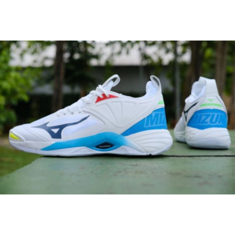 MIZUNO MOMENTUM - Sepatu Olahraga Volly Tennis Badminton Pria Mizuno Momentum Import Premium