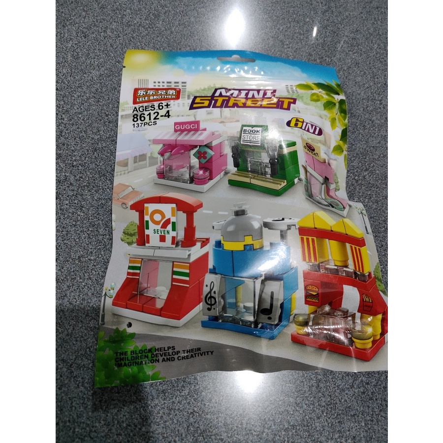 Lego edukasi anak block bangunan 6in1