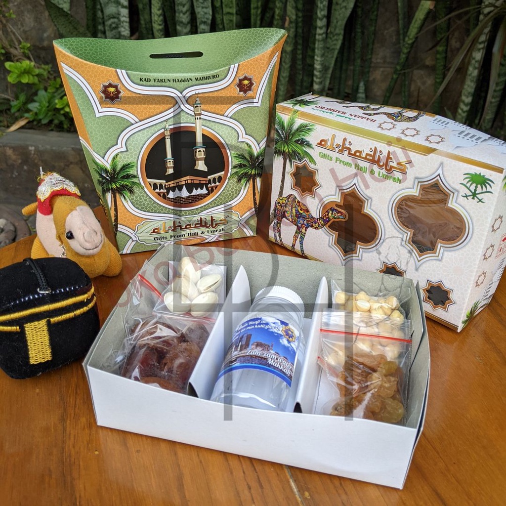 paket souvenir oleh oleh haji dan umroh + kacang pistacio