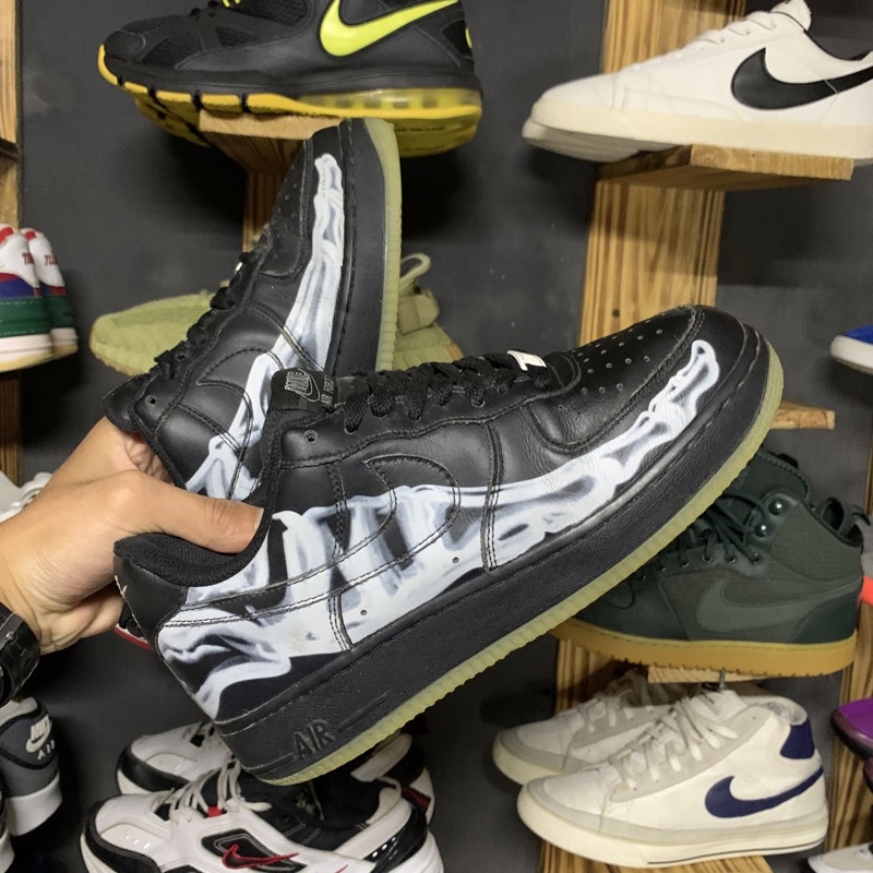 Nike Air Force 1 " Skeleton Black