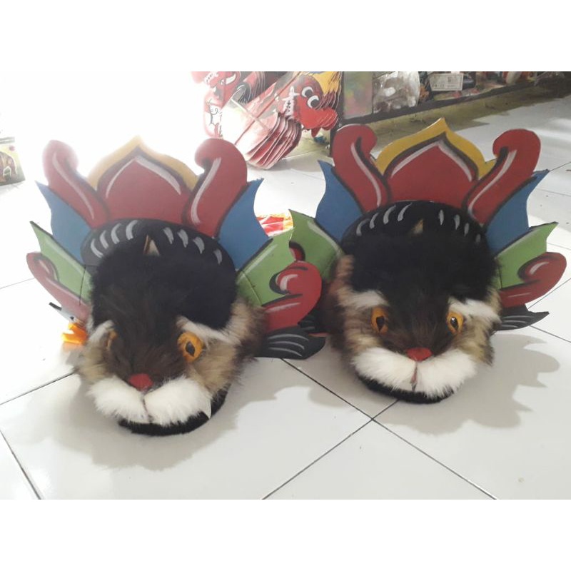 barongan kucingan banyuwangi ukuran jumbo