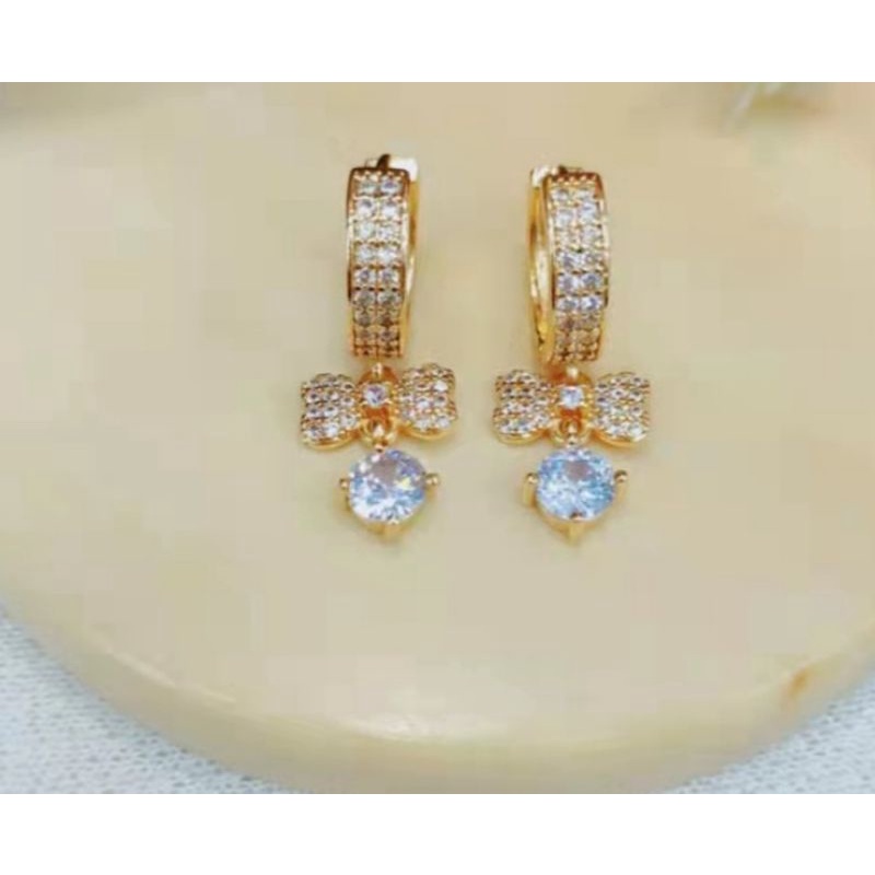 ANTING PERMATA EMAS MUDA Kadar 15% bs request berat dan kadar