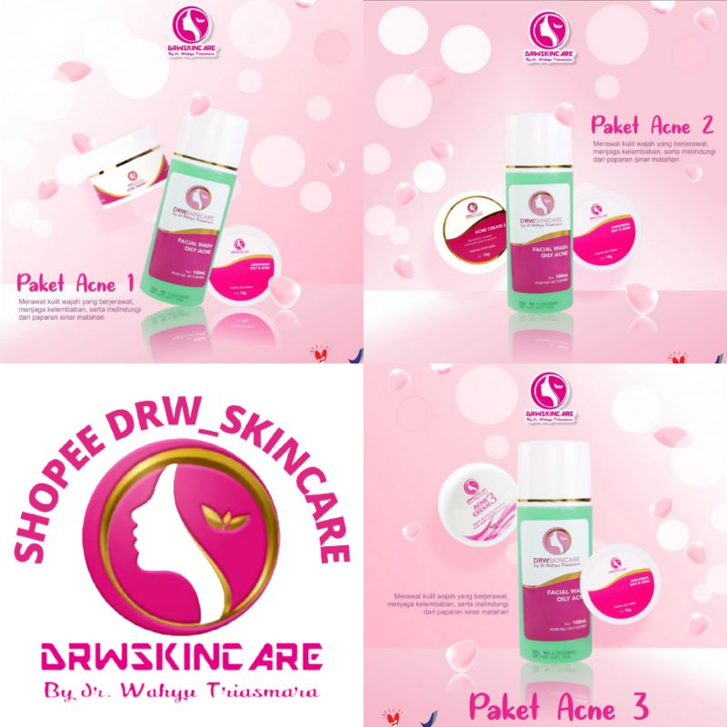 DRW SKINCARE/PAKET ACNE/PAKET ACNE DRW SKINCARE/PAKET JERAWAT/PAKET JERAWAT DRW SKINCARE/ACNE/JERAWA
