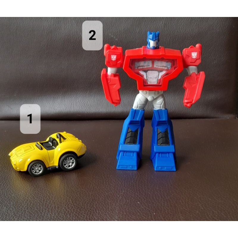 MAINAN HOKBEN MCDONALDS PRELOVED FAST FURIOUS MOBIL CAR ROBOT TRANSFORMERS OPTIMUS PRIME
