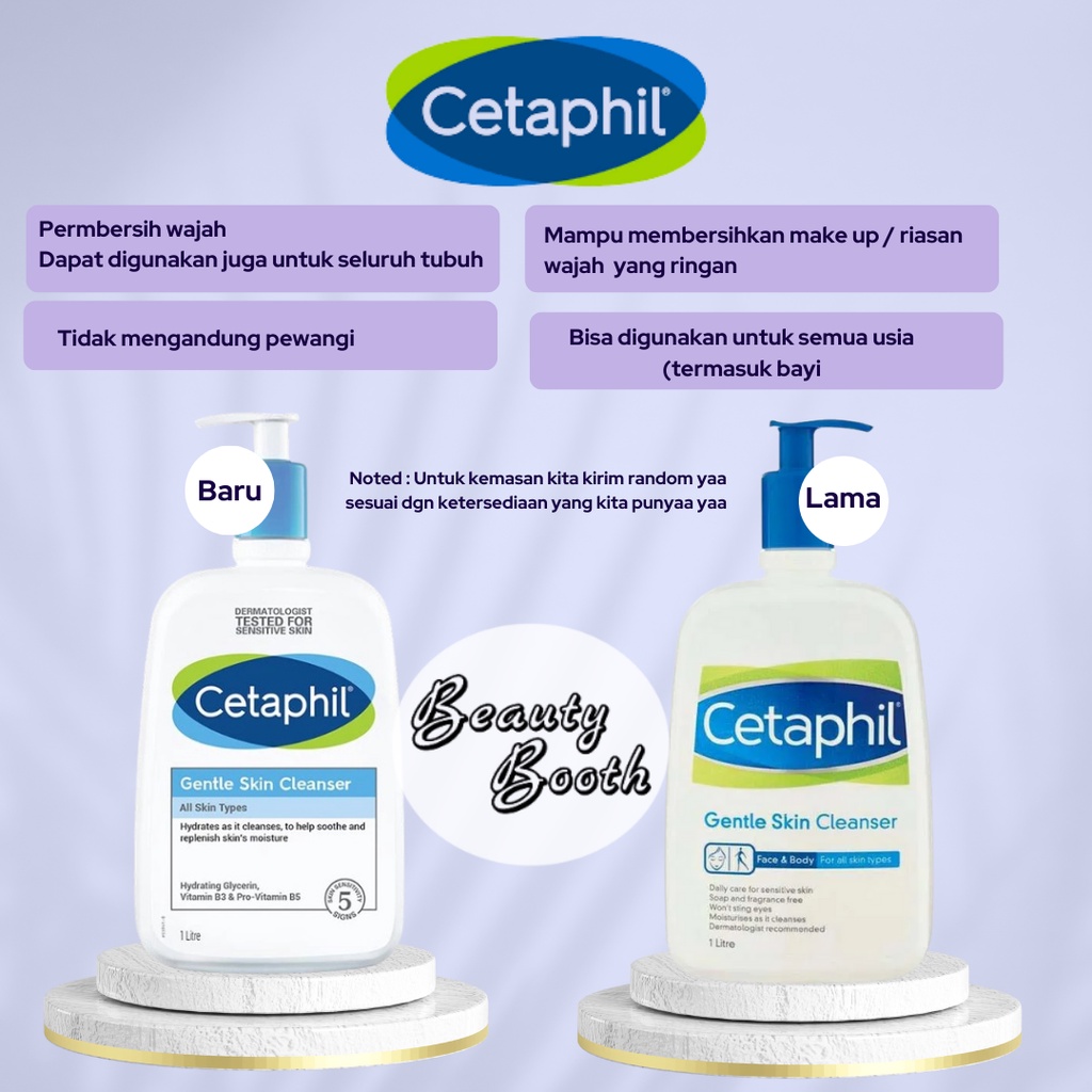 [BPOM] CETAPHIL Gentle Skin Cleanser 1000 ml ORIGINAL