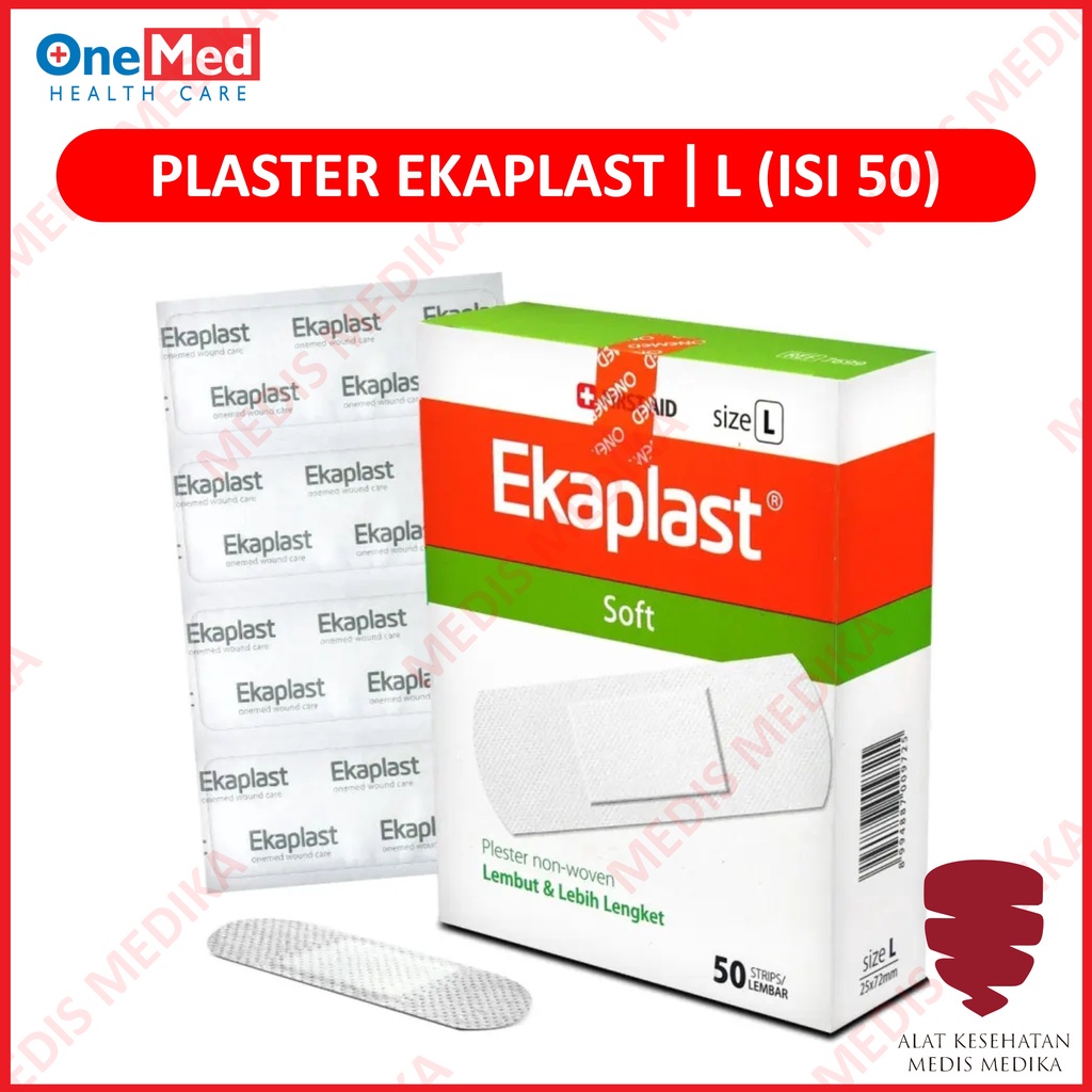 Ekaplast Plester Luka Darurat Non Woven Soft Onemed Peralatan P3K Box