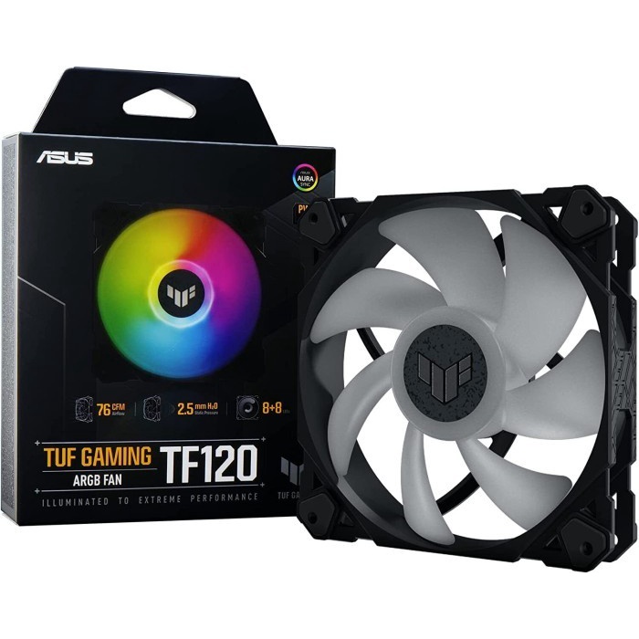 ASUS TUF Gaming TF120 ARGB Fan - Single Pack - Garansi Resmi