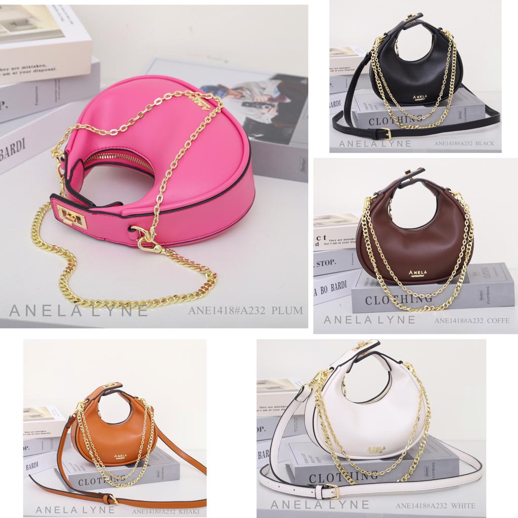 ANELA LYNE MINI CRESCENT HOBO BAG ANE1418#A232 ORIGINAL