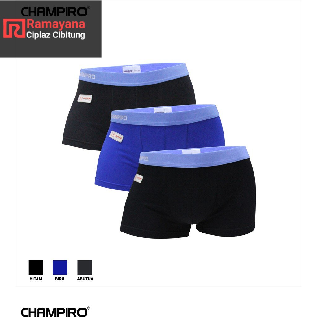 Champiro | Celana Dalam Pria 3 pcs Boxer Pria C0330C / Ramayana Cibitung