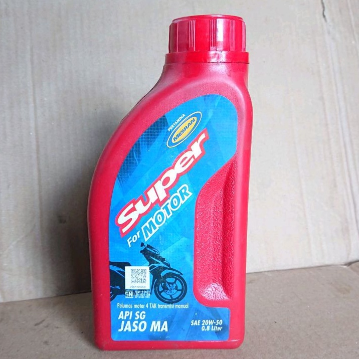 OLI MESRAN SUPER FOR MOTOR PERTAMINA OIL (0.8L)