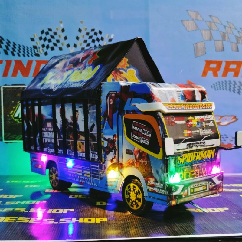 ( COD )truck oleng jumbo P42cm BISA CUSTOM FOTO DAN NAMA DI PINTU BELAKANG