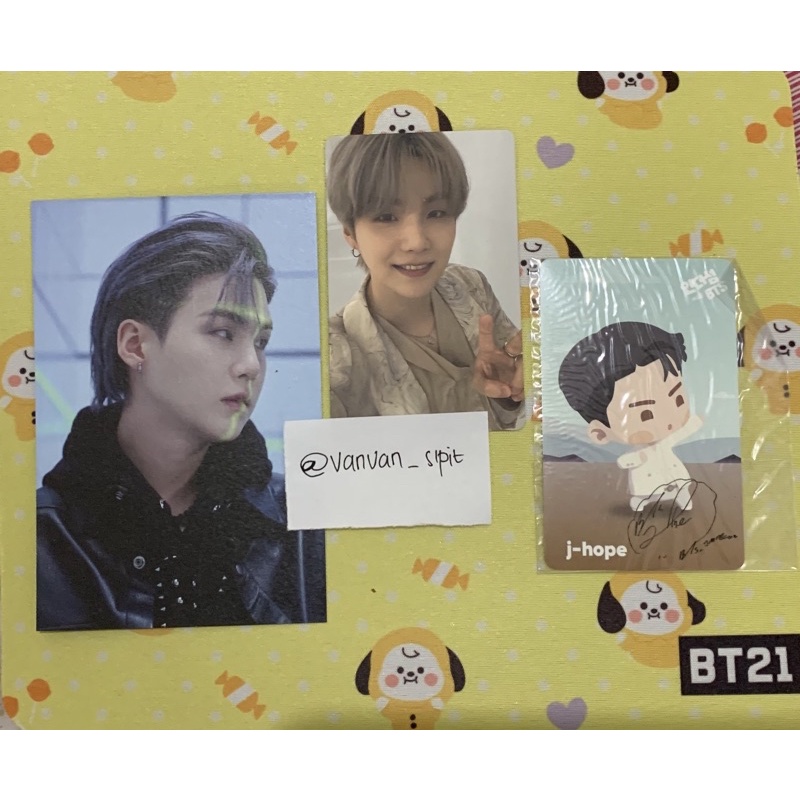 WTT BTS PROOF COMPACT pc & postcard SUGA