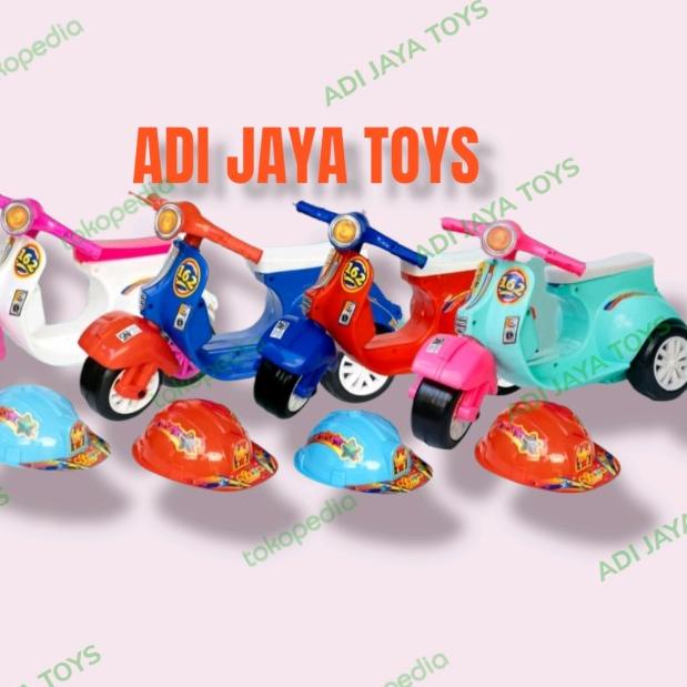 MAINAN VESPA MINI ANAK / MOBIL DORONG ANAK / SEPEDA ANAK / VESPA ANAK