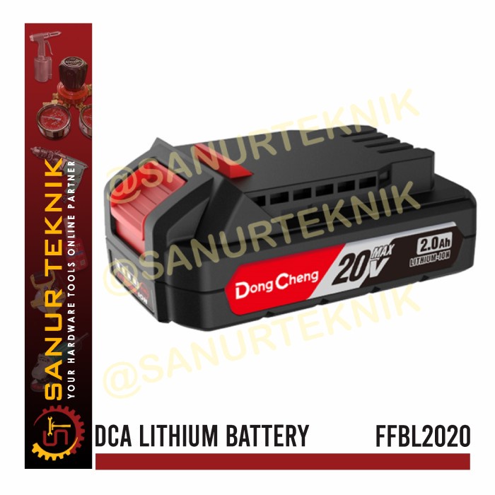 DCA FFBL2020 LITHIUM BATTERY BATERAI BATRAI 20V 2.0AH 2AH 2 AH