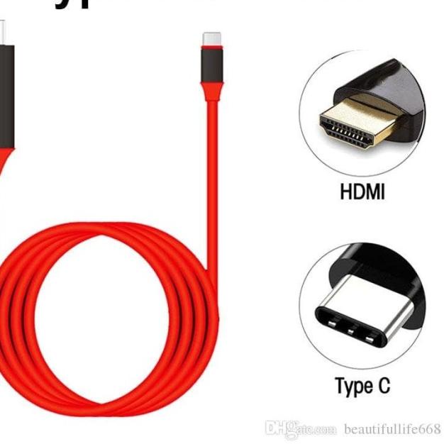 kabel usb type c to hdmi - mhl cable usb c to hdtv