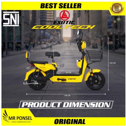 Pacific Exotic COOLTECH Sepeda Listrik Exotik Cool Tech Kultek