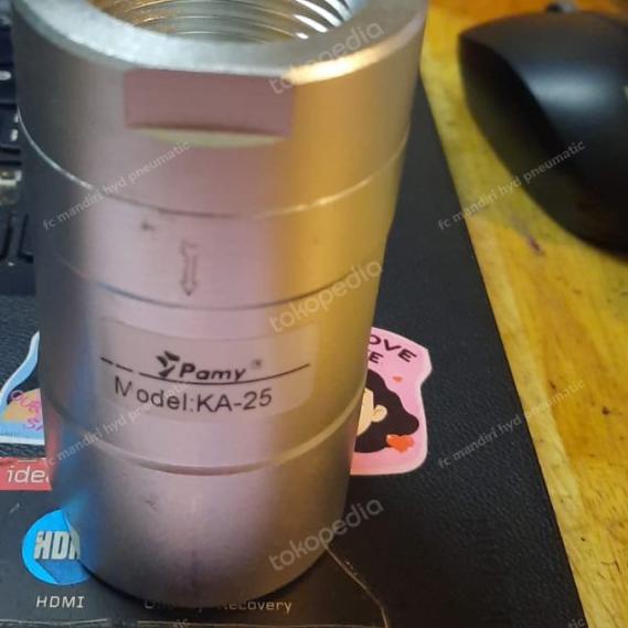 INLINE CHECK VALVE PNEUMATIC 1 INCH