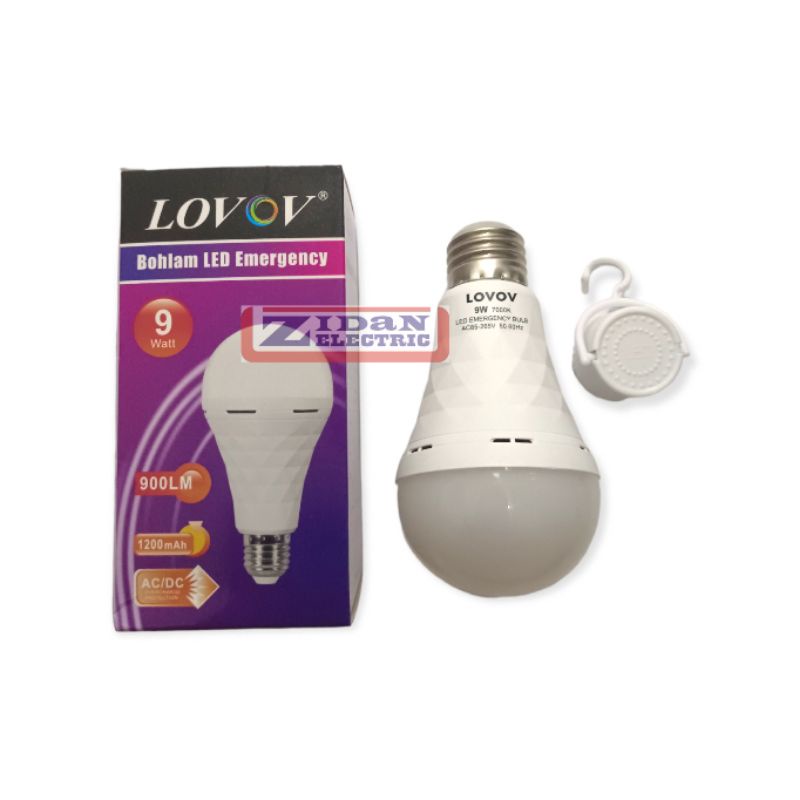 Lampu Led Emergency 9w AC/DC (Dua Fungsi) / Lampu Magic 9 Watt Lovov