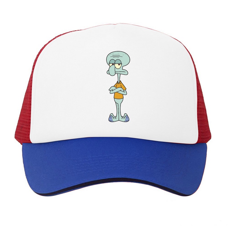 Topi Trucker Squidward Grumpy
