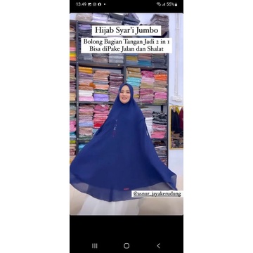 ASNUR JAYA/KHIMAR/LENGAN BOLONG