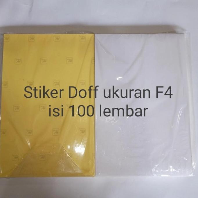

Kertas Sticker HVS doff Camel ukuran F4 Folio 100 lembar