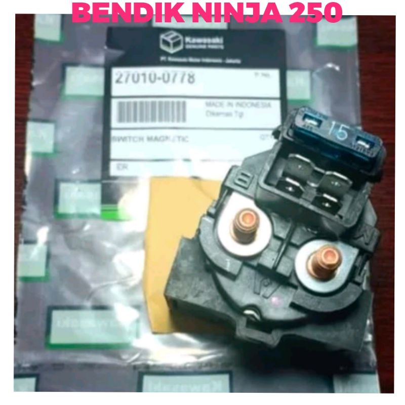 BENDIK SWITCH STATER NINJA 250 KARBU