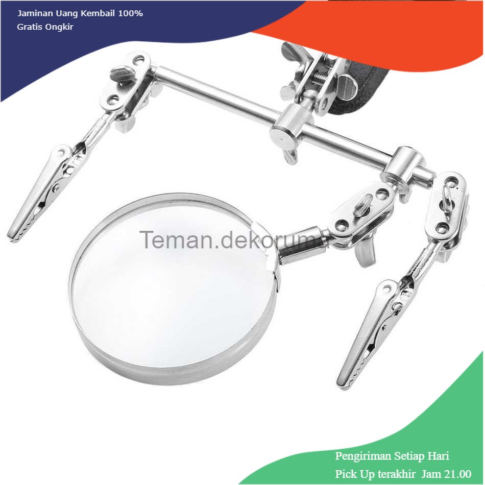 TD-PR2 ZEAST Helping Hand Tool Kaca Pembesar dengan Penjepit - TE-805