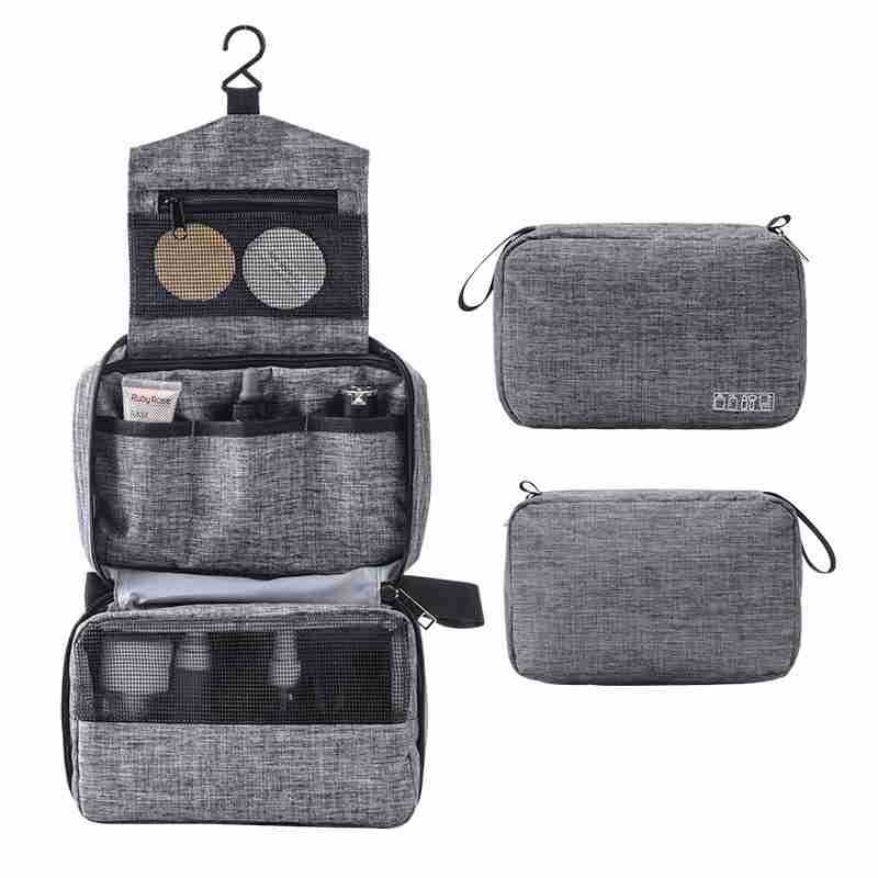 Imura | Tas Kosmetik Travelmate Beludru Travel Pouch Bludru Make Up Kecantikan Toiletry